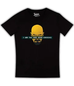 Прикольные футболки: I am the one who knocks на черной